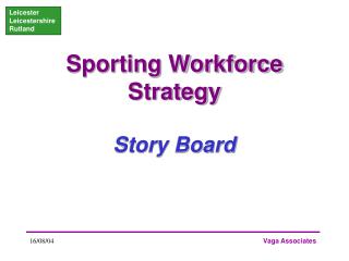 Sporting Workforce Strategy