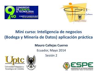Mini curso: Inteligencia de negocios (Bodega y Minería de Datos) aplicación práctica