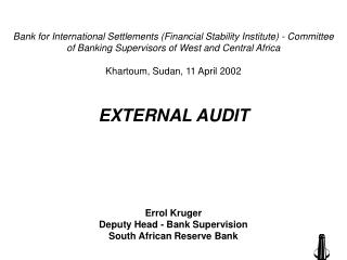 EXTERNAL AUDIT