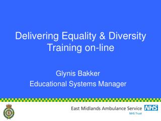 Delivering Equality &amp; Diversity Training on-line