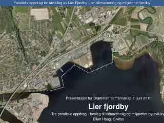 Parallelle oppdrag for utvikling av Lier Fjordby – en klimavennlig og miljørettet fjordby