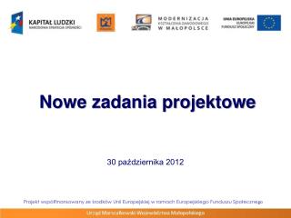 Nowe zadania projektowe