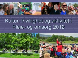 Kultur, frivillighet og aktivitet i Pleie- og omsorg 2012
