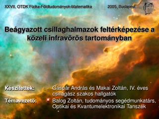 B eágyazott csillaghalmazok feltérképezése a közeli infravörös tartományban