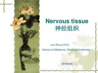 Nervous tissue 神经组织