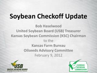 Soybean Checkoff Update