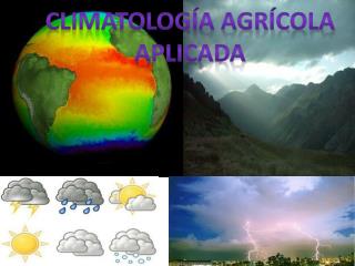Climatología agrícola aplicada