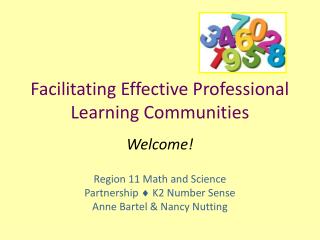 Facilitating Effective Professional Learning Communities