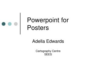 Powerpoint for Posters