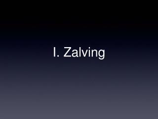 I. Zalving