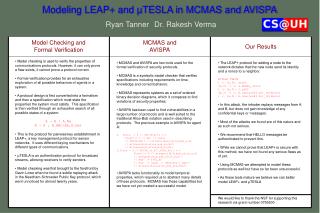 Modeling LEAP+ and µ TESLA in MCMAS and AVISPA