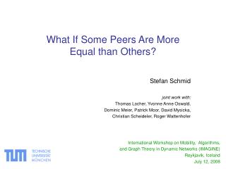 What If Some Peers Are More Equal than Others?