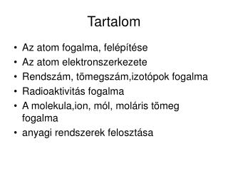 Tartalom