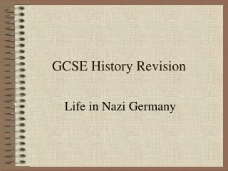 GCSE History Revision