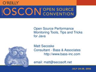 Open Source Performance Monitoring Tools, Tips and Tricks for Java