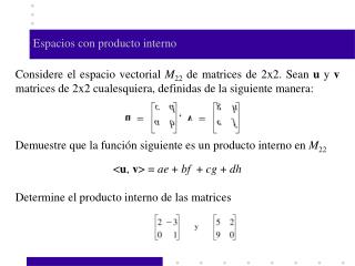 Espacios con producto interno