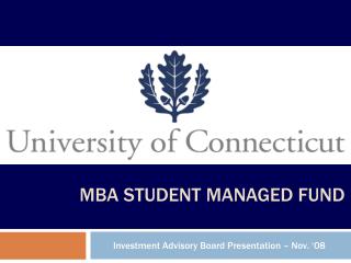 MBA Student Managed FUND