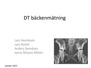 DT bäckenmätning