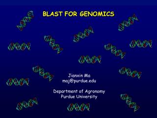 BLAST FOR GENOMICS