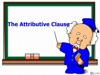 The Attributive Clause