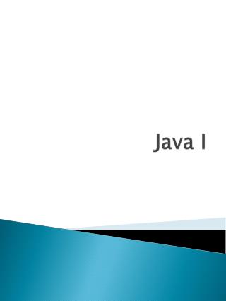 Java I