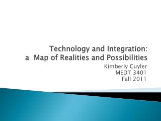 Technology and Integration: a Map of Realities and Possibilities