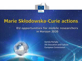 Marie Skłodowska -Curie actions