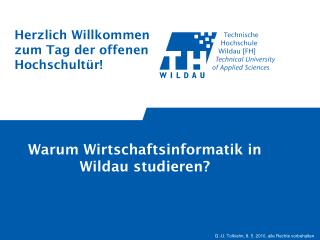 Warum Wirtschaftsinformatik in Wildau studieren?