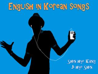 English in Korean songs