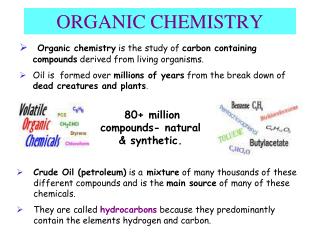 ORGANIC CHEMISTRY