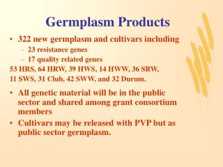 Germplasm Products