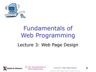 Fundamentals of Web Programming
