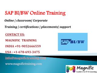 SAP,BI/BW,ONLINE,TRAINING IN INDIA