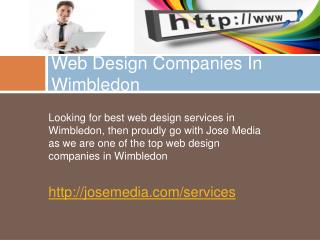 web design companies in wimbledon