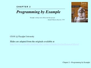 Chapter 2—Programming by Example