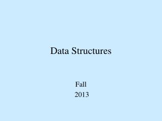 Data Structures