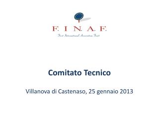 Comitato Tecnico Villanova di Castenaso , 25 gennaio 2013