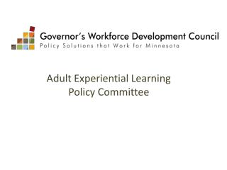 Adult Experiential Learning Policy Committee