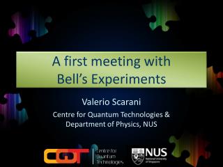 A first meeting with Bell’s Experiments