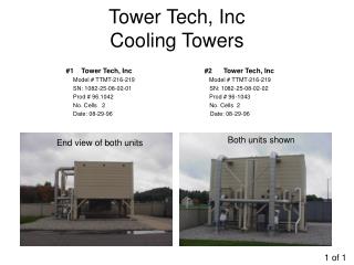 Tower Tech, Inc Cooling Towers