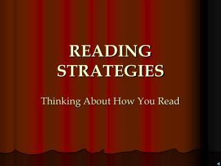 READING STRATEGIES