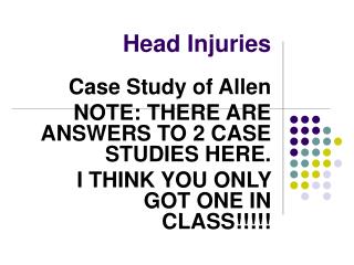 Head Injuries