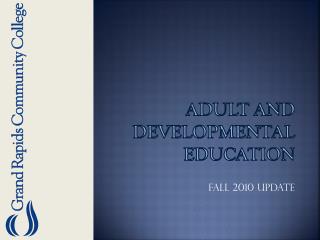 Adult and developmental Education