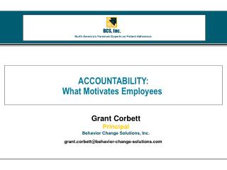 ACCOUNTABILITY: What Motivates Employees .