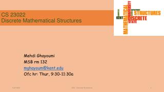 CS 23022 Discrete Mathematical Structures