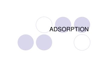 ADSORPTION