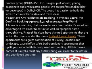 Prateek Laurel Resale!9811004272!Prateek Laurel!Prateek Laur
