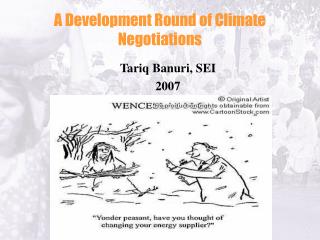 A Development Round of Climate Negotiations