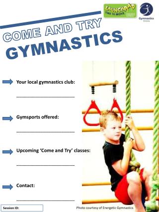COME AND TRY GYMNASTICS