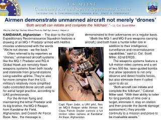 Airmen demonstrate unmanned aircraft not merely ‘drones’